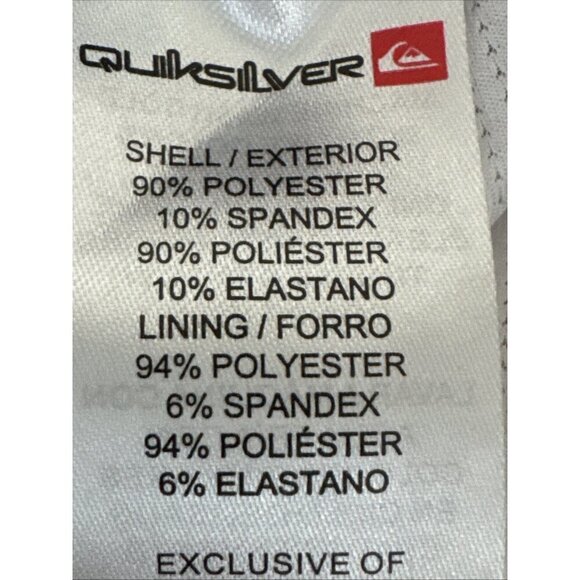 Quiksilver Men's S Brief Lined Board Shorts Hybrid Orange Tropical Inseam 6.5" - Picture 10 of 14